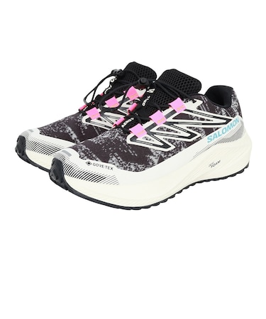 サロモン(SALOMON)ランニングシューズ ジョギングシューズ エアロ フロー グラベル ゴアテックス W グレー ブラック L49256200 スポーツ …