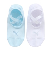 プーマ(PUMA)ヨガフットカバー 2足組 947182 02 WHT