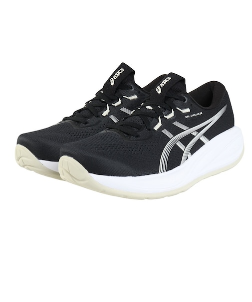 アシックス(ASICS)ランニングシューズ ジョギングシューズ ゲル キュムラス 28 EX ワイド ブラック ホワイト 1011C146.002 スポーツシ…