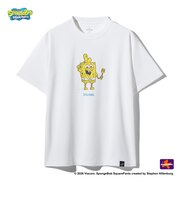 スポルディング(SPALDING)バスケットボールウェア ジュニア Tシャツ スポンジ・ボブ クラビーパティ SJT26048SWH