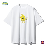 スポルディング(SPALDING)バスケットボールウェア Tシャツ スポンジ・ボブ クラビーパティ SMT26037SWH