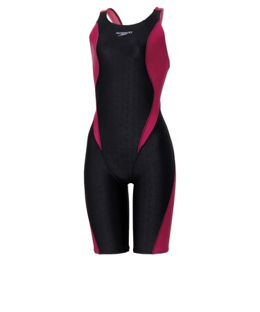 スピード（SPEEDO）競泳水着 レディース 水泳 フレックスシグマニューセミオープンバックニースキン2 WA承認モデル SCW12602F KW