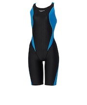 スピード(SPEEDO)競泳水着 レディース 水泳 フレックスシグマニューセミオープンバックニースキン2 WA承認モデル SCW12602F KB