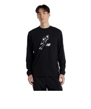 ニューバランス(new balance)大谷翔平オールウェイズオンロゴ長袖Tシャツ MT6129GVBK