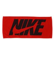 ナイキ(NIKE)スポーツタオル ジャガード タオル ミディアム 赤×黒 35×80cm TW2000-068
