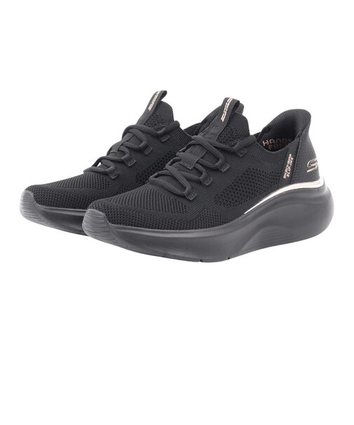 スケッチャーズ（SKECHERS）スニーカー カジュアルシューズ スリップインズ ボブス スポート B ラブ トゥルー デライト ブラック 117617-BB…