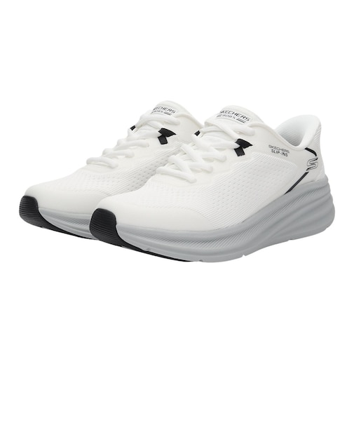 スケッチャーズ（SKECHERS）カジュアルシューズ スリップインズ ボブス スポート スキルズ ホワイト グレー 118431-WGY スニーカー スポーツ…