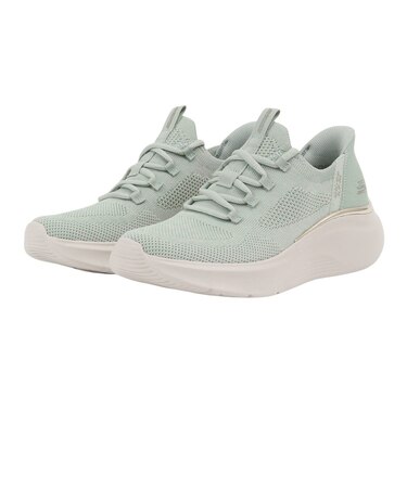 スケッチャーズ(SKECHERS)カジュアルシューズ スリップインズ ボブス スポート B ラブ トゥルー デライト 若草 117617-SAGE スニーカー…