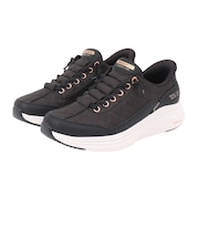 スケッチャーズ(SKECHERS)スニーカー カジュアルシューズ スリップインズ コンツアーフォーム コージーフィット ゴールデン アワー ブラック ゴールド…