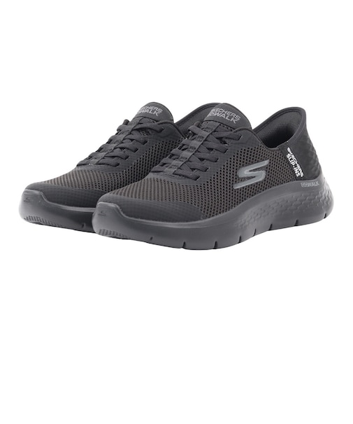 スケッチャーズ(SKECHERS)カジュアルシューズ ゴー ウォーク フレックス グランド エントリー ブラック 124836-BBK スリップインズ スニー…