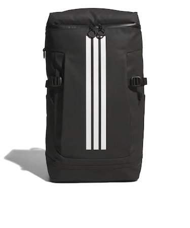 アディダス（adidas）リュック スクエア バックパック 黒×白 40L DL781-JZ4130 デイバッグ バックパック 大型 大容量