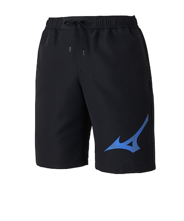 ミズノ（MIZUNO）水着 メンズ 水泳 アクアフィットネス用ウォーターショーツ インナー付 黒×青 M-3Lサイズ N2JBD10792