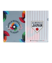 エムエルビー(MLB)野球 侍ジャパン 26 WBC クリアファイル 2枚セット 4571651531763