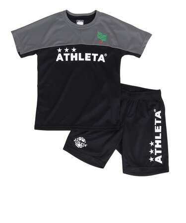 アスレタ（ATHLETA）サッカー フットサルウェア ジュニア プラクティス 上下セット XE-2514J BLK/CHA