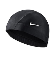 ナイキ(NIKE)水泳 2WAY キャップ 黒 NESSC150-001 スイムキャップ スイミングキャップ 水泳帽 フリーサイズ ブラック 競泳 フィットネ…
