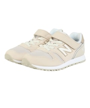ニューバランス(new balance)ジュニアスニーカー スポーツシューズ 373 バンジー ウィズ トップ ベージュ Y3733DBM カジュアルシューズ…