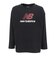 ニューバランス（new balance）スタックドロゴ ロングスリーブTシャツ YT61I4O0BK