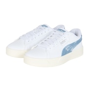 プーマ(PUMA)スニーカー スポーツシューズ スマッシュ ベル デニム ホワイト ブルー 40740101 カジュアル シューズ スポーツ