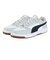 プーマ（PUMA）スニーカー スポーツシューズ リバウンド ジョイ ロウ ワイド ホワイト グレー 39843011 カジュアルシューズ