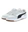 プーマ（PUMA）スニーカー スポーツシューズ リバウンド ジョイ ロウ ワイド ホワイト グレー 39843011 カジュアルシューズ