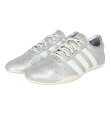 アディダス(adidas)スニーカー スポーツシューズ グランドコート ロー シルバー ホワイト OOV27-JQ7243 スポーツ カジュアル シューズ