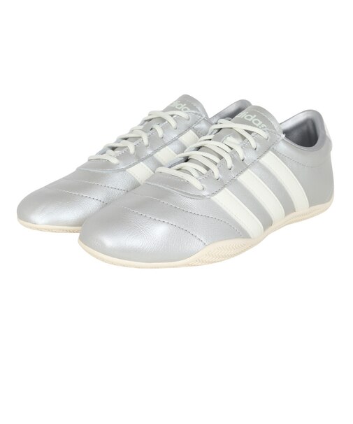 アディダス(adidas)スニーカー スポーツシューズ グランドコート ロー シルバー ホワイト OOV27-JQ7243 スポーツ カジュアル シューズ