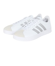 アディダス(adidas)スニーカー スポーツシューズ VL コート ベース ホワイト シルバー NLF53-ID3716 スポーツ カジュアル シューズ