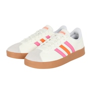 アディダス(adidas)スニーカー スポーツシューズ VL コート ベース ホワイト ピンク NLF53-IH9341 スポーツ カジュアル シューズ