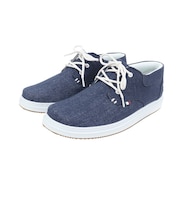 コンカラー(conqueror)カジュアルシューズ アーク II キャンバス ホワイト ネイビー WHITE NAVY タウンシューズ