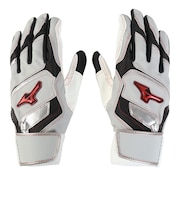 ミズノ(MIZUNO)バッティング用グローブ 野球 ウィルドライブ レッド 両手用 1EJEA29005
