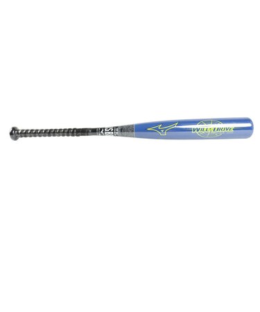 ミズノ（MIZUNO）少年軟式用バット 野球 ウィルドライブ ブルー×ヒッティングナビ トップ 76cm/平均440g 1CJFY14576 2709