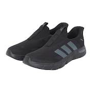 アディダス(adidas)スニーカー ウォーキングシューズ クラウドフォーム フレックス ラウンジ ラピッドフィット ブラック ONE22-HQ2569