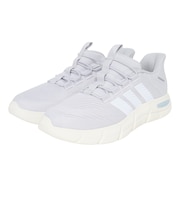 アディダス(adidas)スニーカー ウォーキングシューズ クラウドフォーム フレックス ラピッドフィット グレー ホワイト ONE09-HP7003
