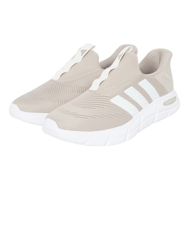 アディダス(adidas)スニーカー ウォーキングシューズ クラウドフォーム フレックス ラウンジ ラピッドフィット ベージュ ONE24-JS4884