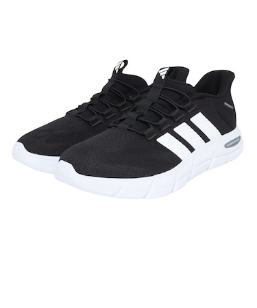 アディダス（adidas）スニーカー ウォーキングシューズ フレックス ラピッドフィット ブラック ホワイト ONE07-HP6994 スポーツ シューズ