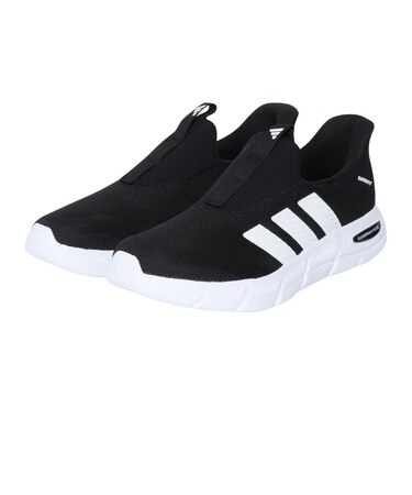 アディダス（adidas）スニーカー ウォーキングシューズ クラウドフォーム フレックス ラウンジ ラピッドフィット ブラック ホワイト ONE22-HQ25…