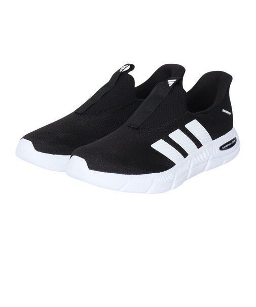アディダス（adidas）スニーカー ウォーキングシューズ クラウドフォーム フレックス ラウンジ ラピッドフィット ブラック ホワイト ONE22-HQ25…