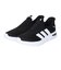 アディダス（adidas）スニーカー ウォーキングシューズ クラウドフォーム フレックス ラウンジ ラピッドフィット ブラック ホワイト ONE22-HQ25…