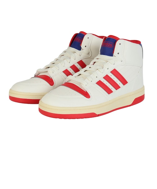 アディダス(adidas)スニーカー スポーツシューズ ターンアラウンド ミッド ホワイト レッド OPO50-JQ1530 スポーツ カジュアル シューズ