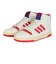 アディダス（adidas）スニーカー スポーツシューズ ターンアラウンド ミッド ホワイト レッド OPO50-JQ1530 スポーツ カジュアル シューズ