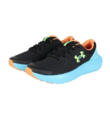 アンダーアーマー(UNDER ARMOUR)ジュニア スポーツシューズ スニーカー サージ 4 ブルー ブラック 3027103 007 ランニングシューズ