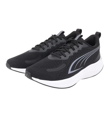プーマ(PUMA)スニーカー スポーツシューズ ソフトライド ムーブオン U JF ブラック 31341501 スポーツ カジュアル シューズ