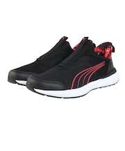 プーマ(PUMA)ジュニアスニーカー ボーイズ スポーツシューズ クルーズ プロフォーム イーズイン AOP ブラック レッド 40565202 カジュアル …