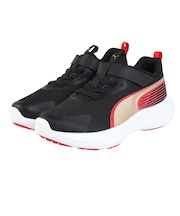プーマ(PUMA)ジュニアスポーツシューズ ベルクロ ベルト付き スニーカー ピード モンスター V5 GR ブラック レッド 31396001 トレーニング…