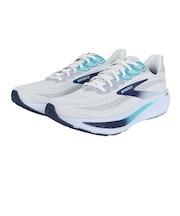 ブルックス(BROOKS)ランニングシューズ ジョギングシューズ ゴースト 17 ホワイト ブルー BRM4423 W/BLU スポーツ シューズ