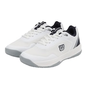ウイルソン(Wilson)オムニクレーコート用 テニスシューズ COURTGLIDE White/Navy Blazer/Quarry WRS340130U