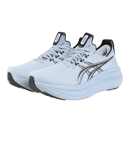 アシックス(ASICS)ランニングシューズ ジョギングシューズ ゲルニンバス 28 ブルーグレー 1011C127.402 スポーツ シューズ