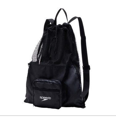 スピード（SPEEDO）水泳バッグ ポケッタブルメッシュバッグ SE22502 K