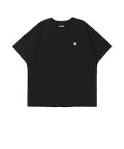 ハーレー(HURLEY)トライバルロゴ オーバーサイズ ショートスリーブ Tシャツ MCSS261016-BLK