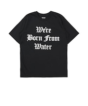 ハーレー(HURLEY)オールドイングリッシュ ボーンフロムウォーター ロゴ ショートスリーブ Tシャツ MCSS261006-BLK